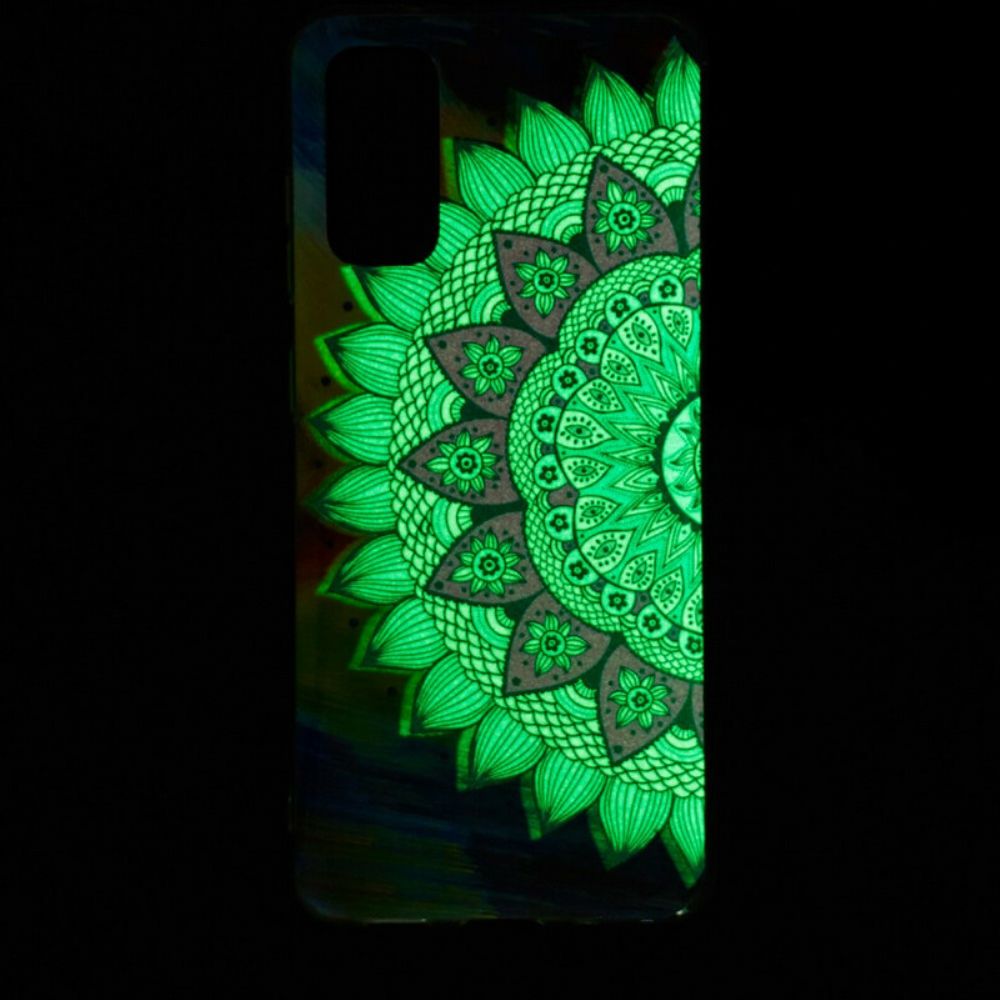 Telefoonhoesje voor Samsung Galaxy S20 Fluorescerende Kleurrijke Mandala