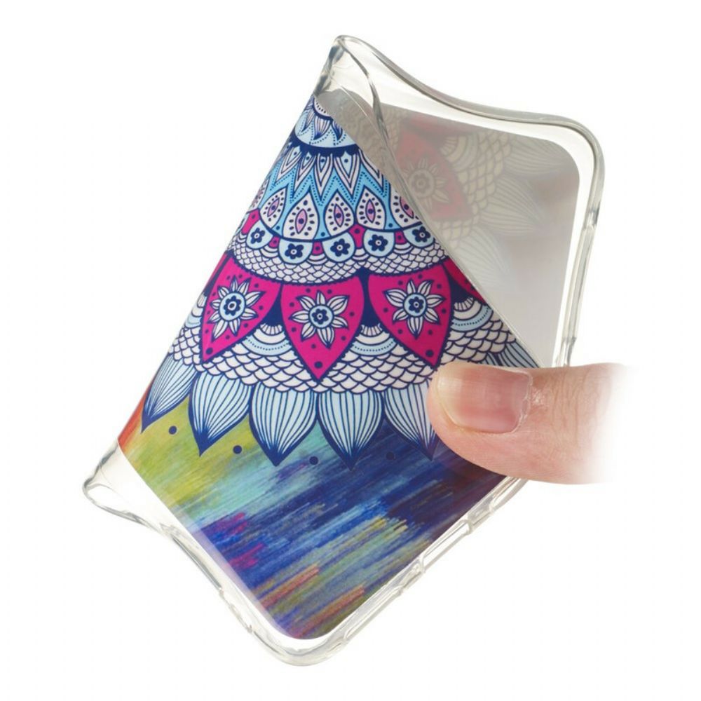 Telefoonhoesje voor Samsung Galaxy S20 Fluorescerende Kleurrijke Mandala