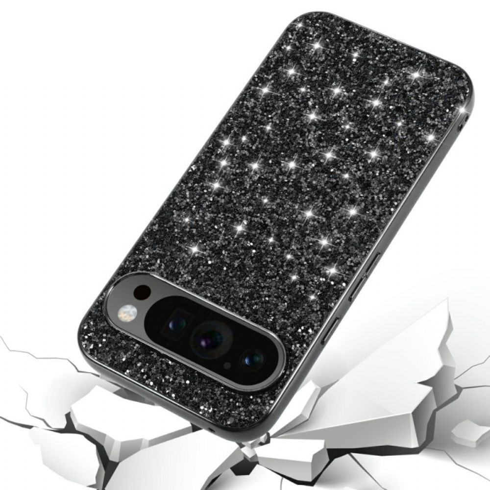 Case Hoesje Google Pixel 10 Pro Xl Telefoonhoesje Glitterafwerking