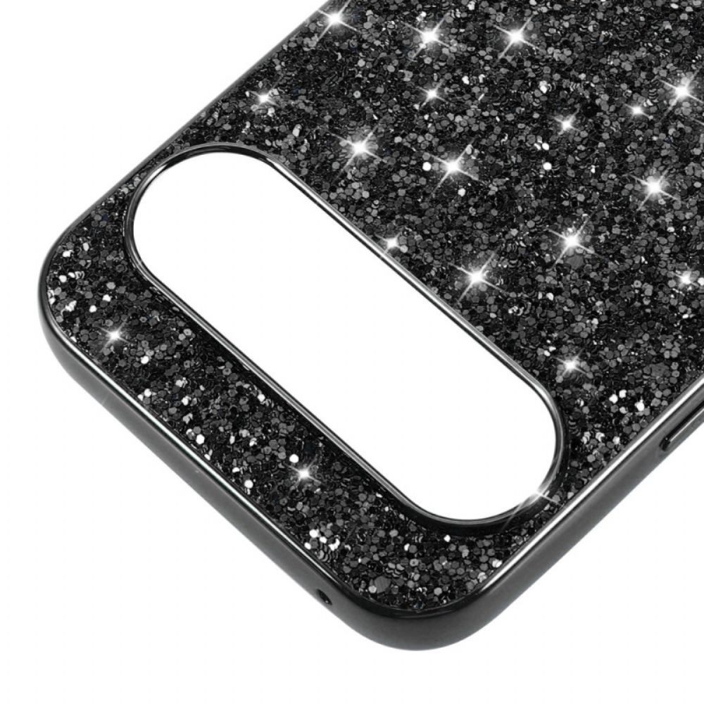 Case Hoesje Google Pixel 10 Pro Xl Telefoonhoesje Glitterafwerking