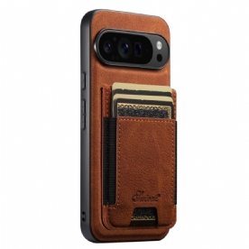 Cover Hoesje Google Pixel 10 Pro Xl Telefoonhoesje Magnetische Suteni-kaarthouder