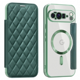 Folio-hoesje Google Pixel 10 Pro Xl Magsafe-compatibel Gewatteerd