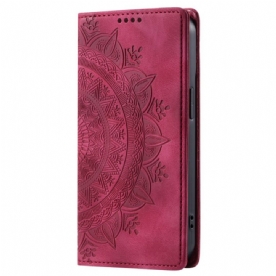 Folio-hoesje Google Pixel 10 Pro Xl Mandala Suède-effect Bescherming Hoesje