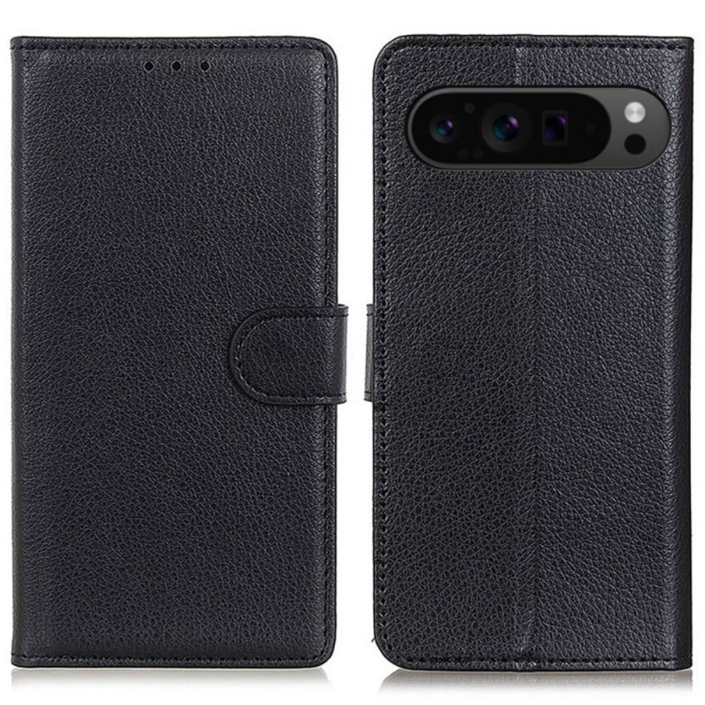 Folio-hoesje Google Pixel 10 Pro Xl Telefoonhoesje Traditioneel Kunstleer