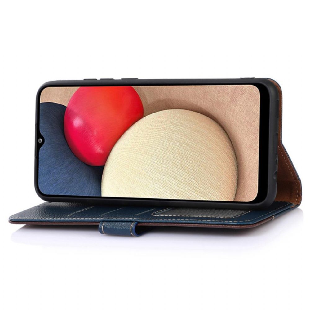 Folio-hoesje Google Pixel 10 Pro Xl Telefoonhoesje Tweekleurige Rfid-blokkerende Khazneh