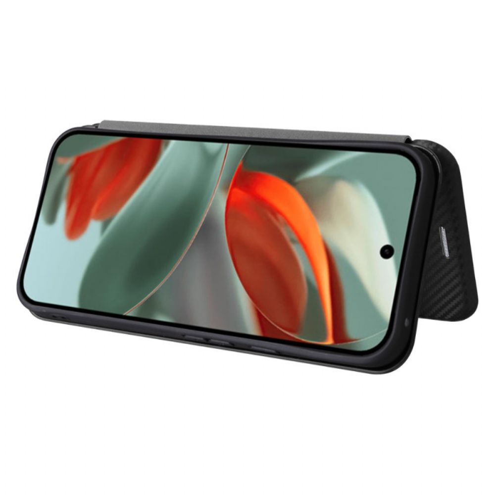 Folio-hoesje Voor Google Pixel 10 Pro Xl Koolstofvezel