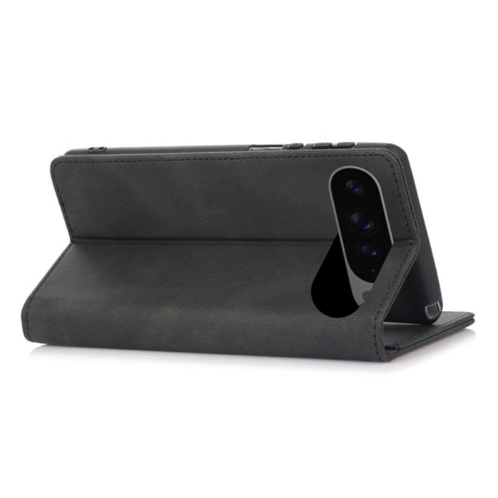 Folio-hoesje Voor Google Pixel 10 Pro Xl Suède-effect