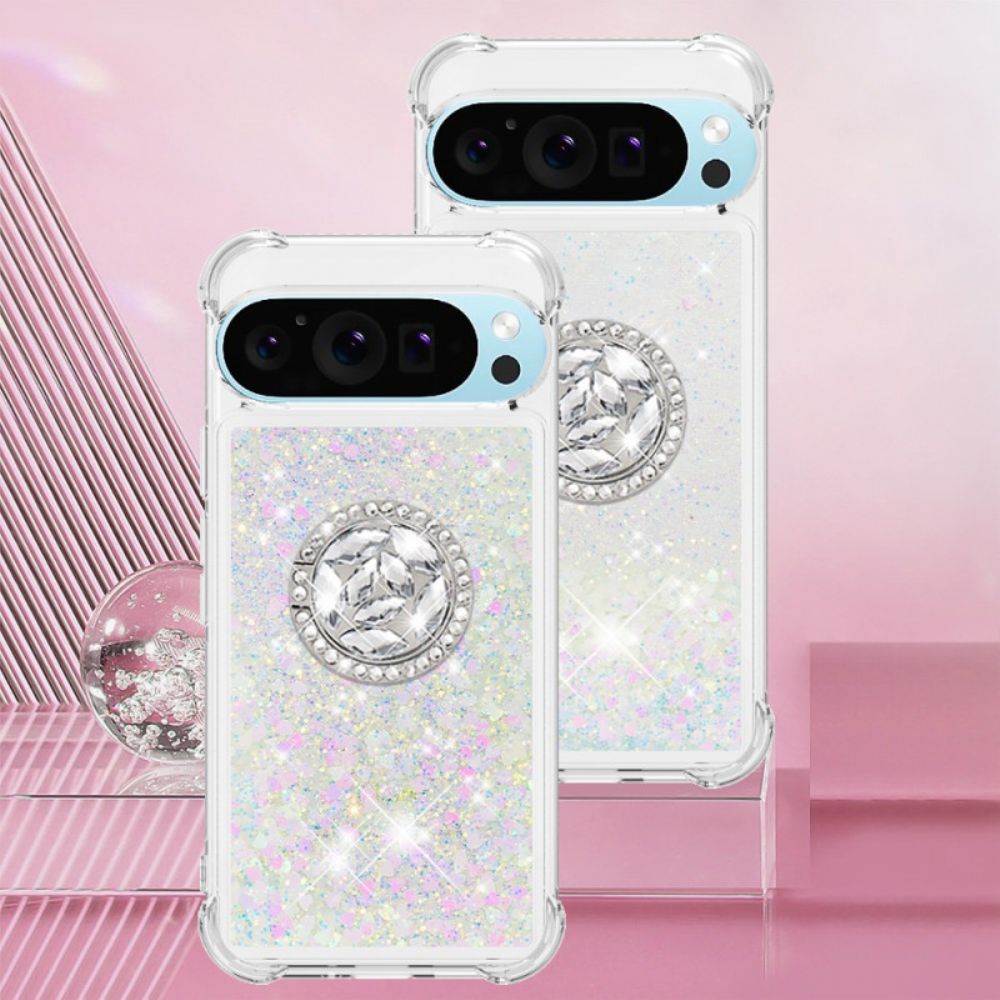 Hoesje Google Pixel 10 Pro Xl Glitter Met Ringhouder