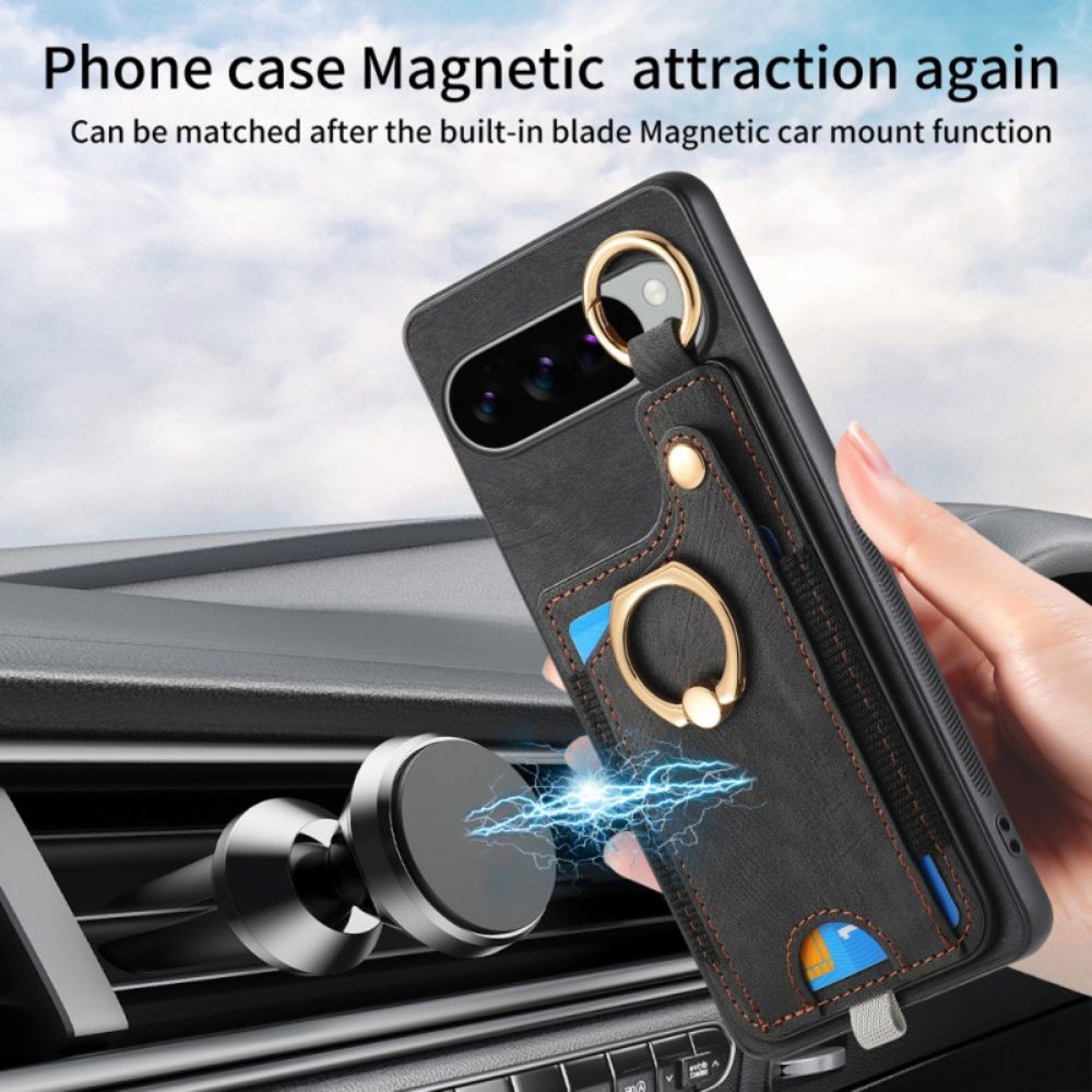 Hoesje Google Pixel 10 Pro Xl Kaarthouder En Ringhouder