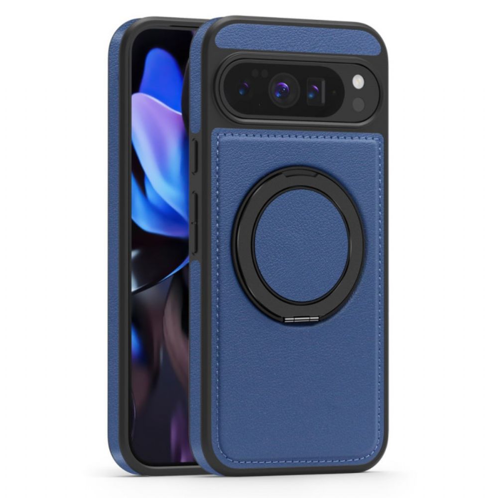 Hoesje Google Pixel 10 Pro Xl Magsafe-compatibele Ringhouder Suède-effect