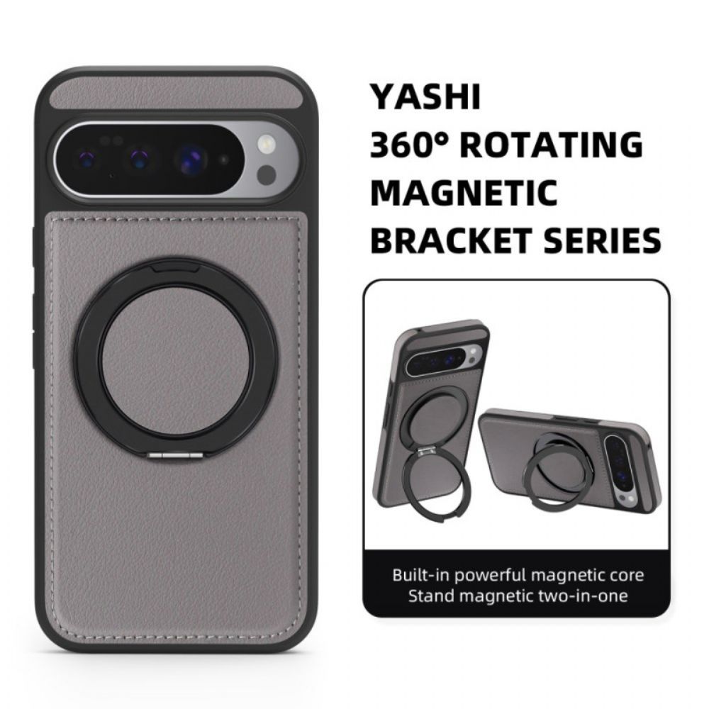 Hoesje Google Pixel 10 Pro Xl Magsafe-compatibele Ringhouder Suède-effect