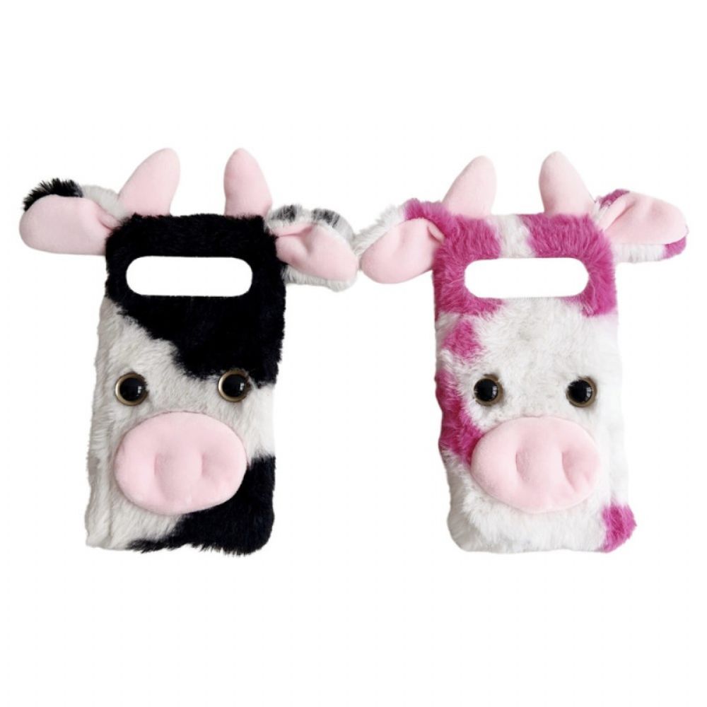 Hoesje Voor Google Pixel 10 Pro Xl Pluche Koe