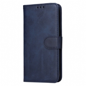 Leren Hoesje Google Pixel 10 Pro Xl Effen Kunstleer Bescherming Hoesje