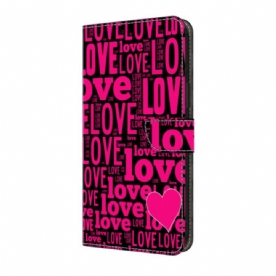 Leren Hoesje Google Pixel 10 Pro Xl Liefde