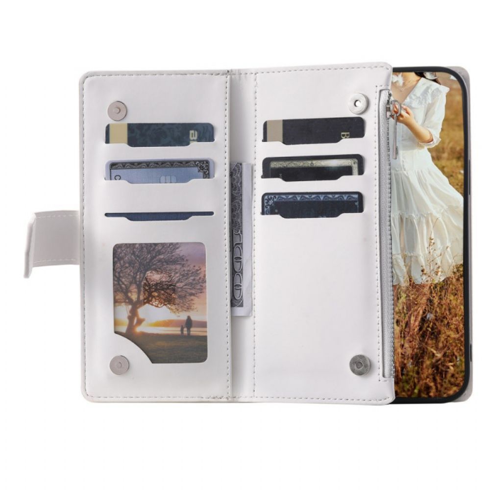 Leren Hoesje Voor Google Pixel 10 Pro Xl Gewatteerde Portemonnee