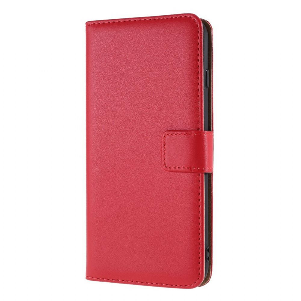 Folio-hoesje voor iPhone 8 Plus / 7 Plus Echte Leerkleur