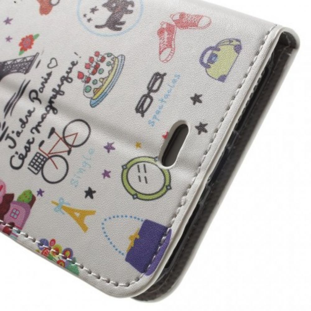 Folio-hoesje voor iPhone 8 Plus / 7 Plus Ik Hou Van Parijs
