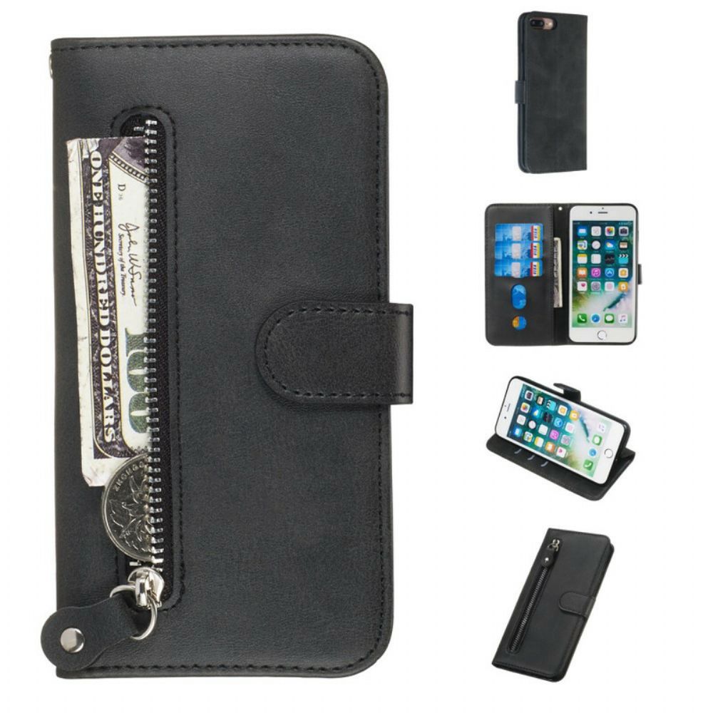Folio-hoesje voor iPhone 8 Plus / 7 Plus Vintage Portemonnee