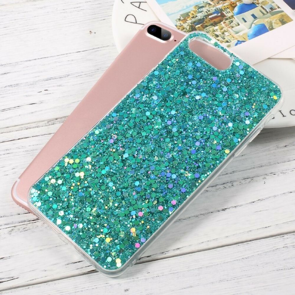 Hoesje voor iPhone 8 Plus / 7 Plus Premium Glitter