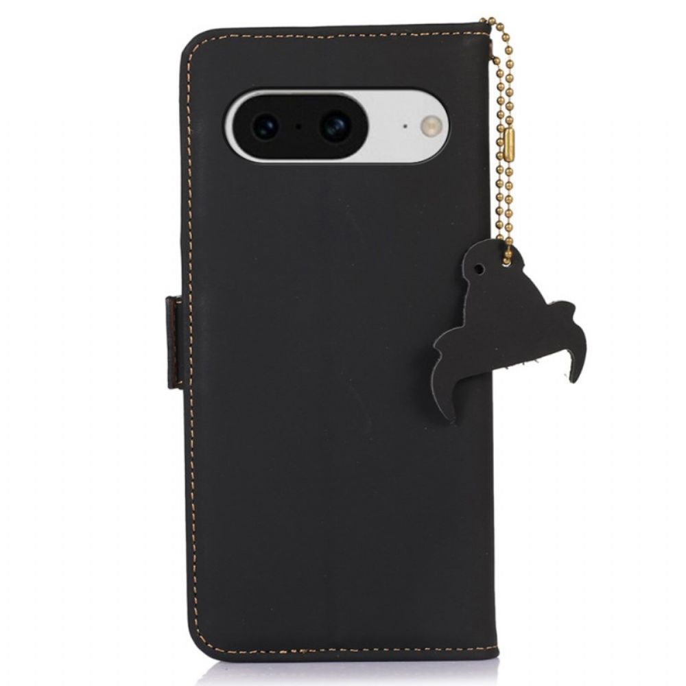 Bescherming Hoesje Google Pixel 8 Echt Rfid-leer