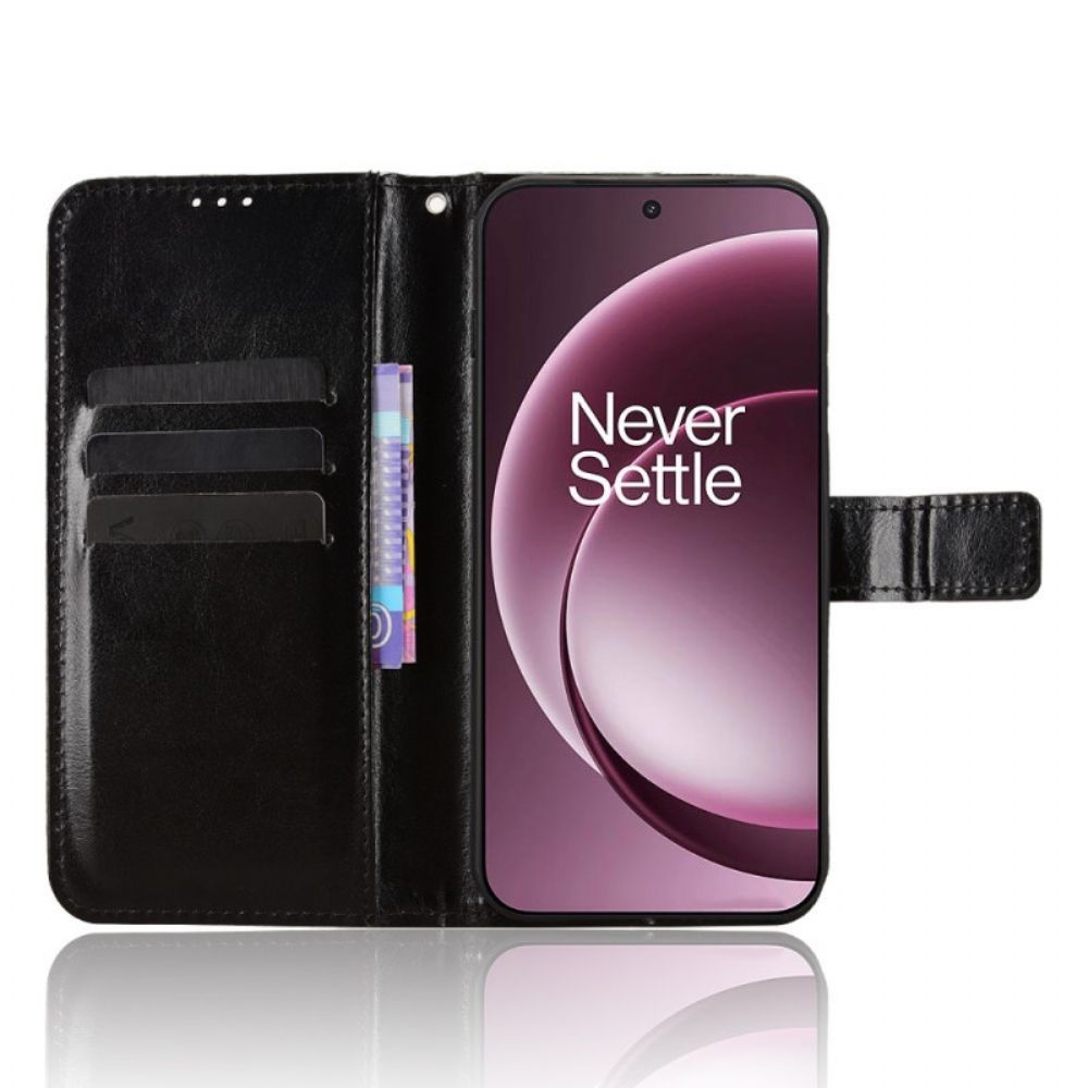 Bescherming Hoesje Oneplus 15 Opvallend Imitatieleer