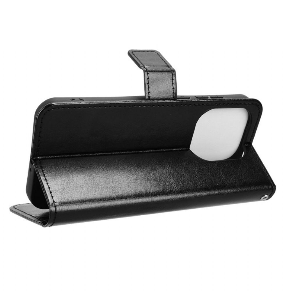 Bescherming Hoesje Oneplus 15 Opvallend Imitatieleer