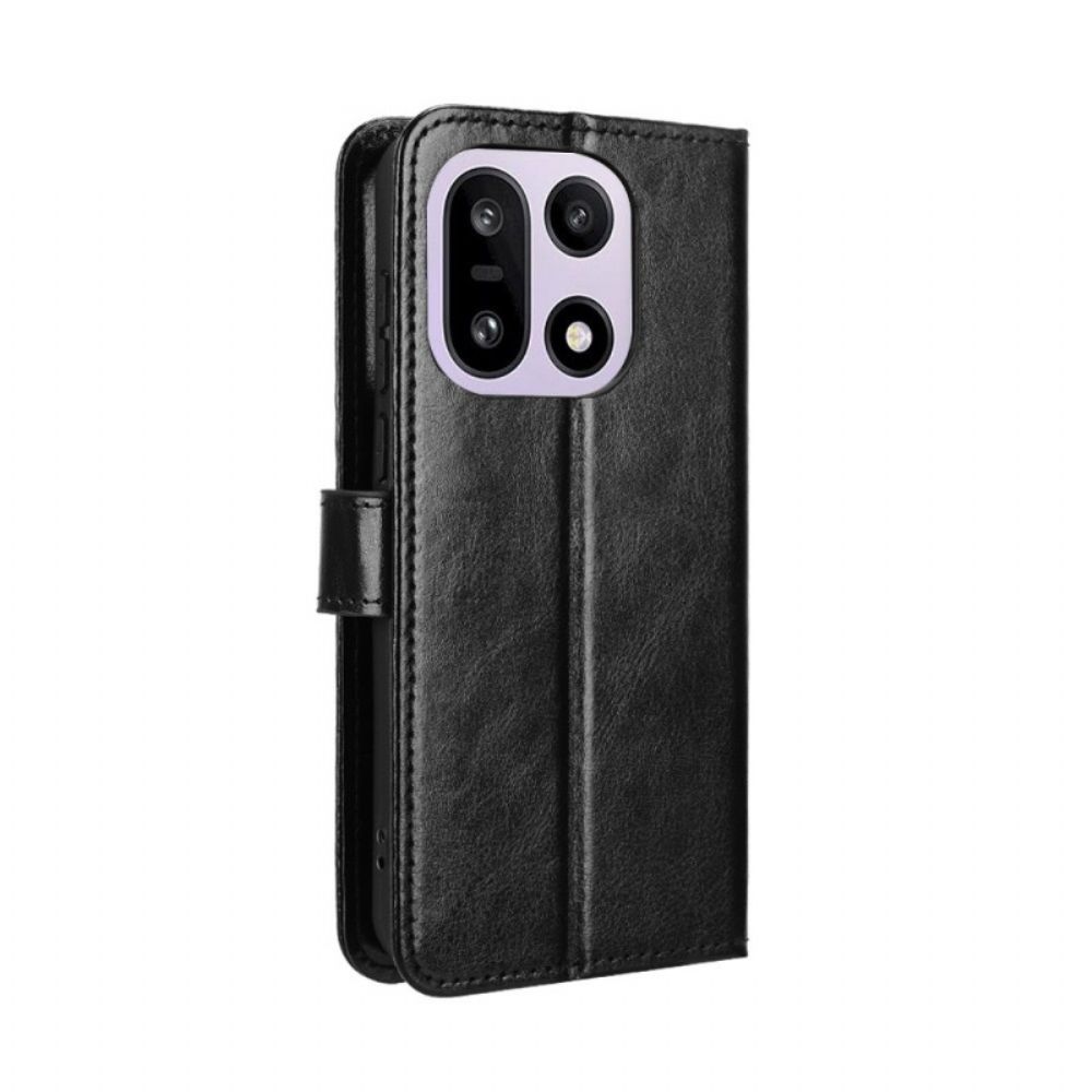 Bescherming Hoesje Oneplus 15 Opvallend Imitatieleer