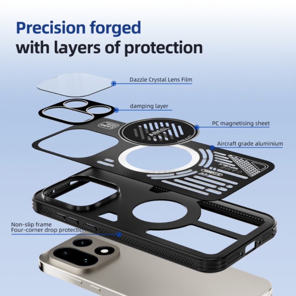 Cover Hoesje Oneplus 15 Telefoonhoesje Warmteafvoer