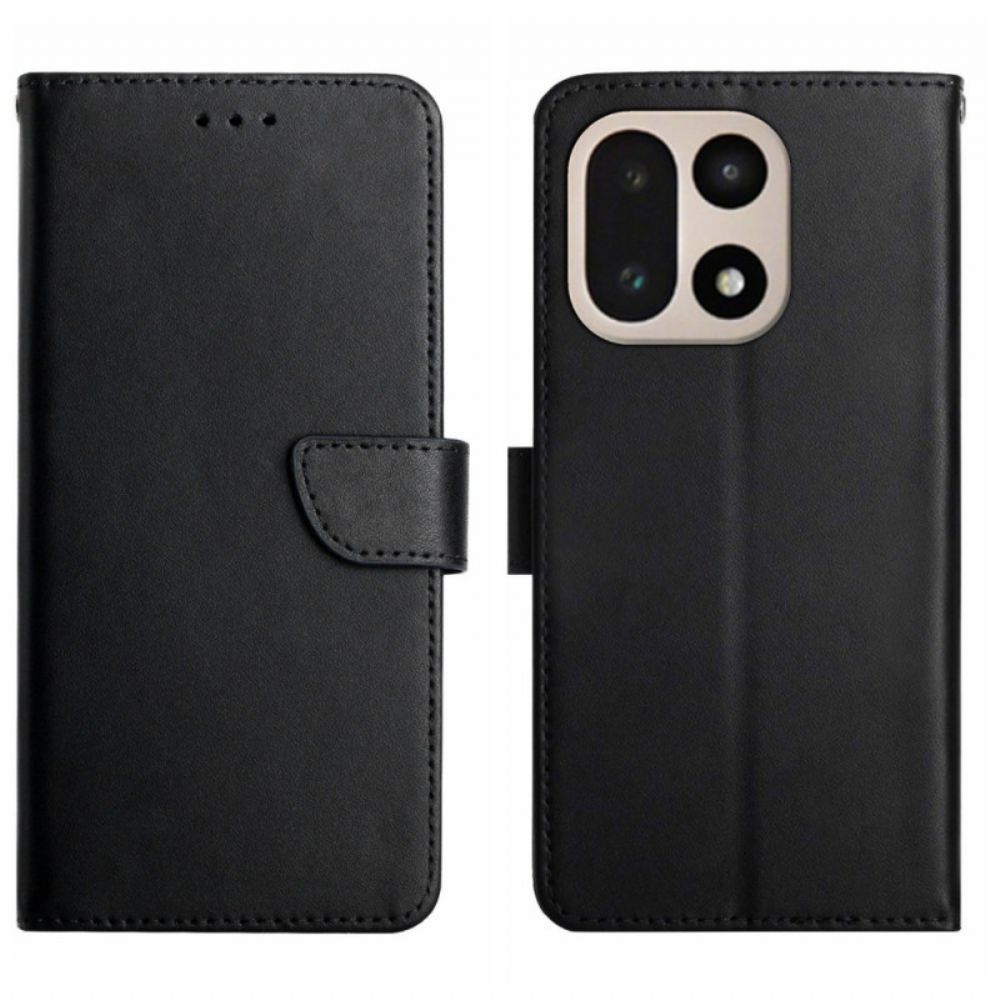 Flip Case Leren Oneplus 15 Nappaleer