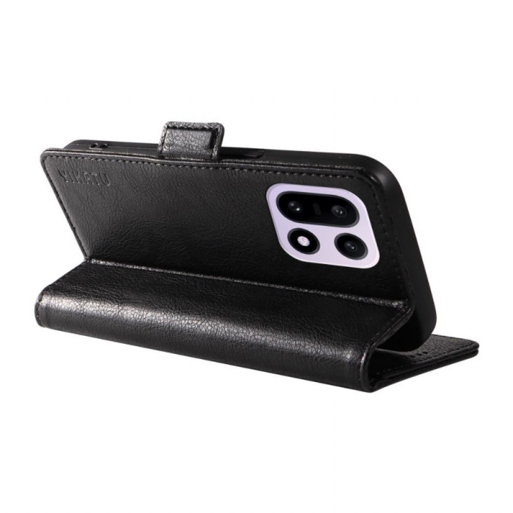 Flip Case Leren Oneplus 15 Vintage Yikatu