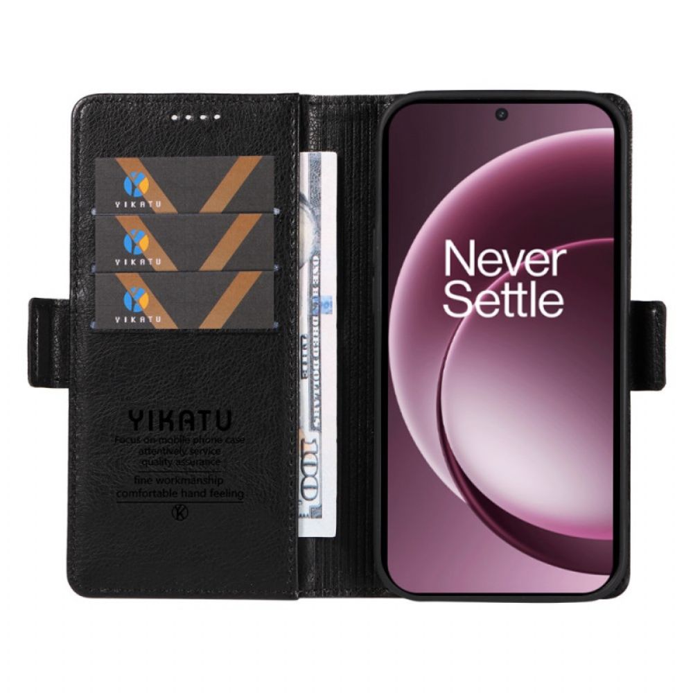 Flip Case Leren Oneplus 15 Vintage Yikatu