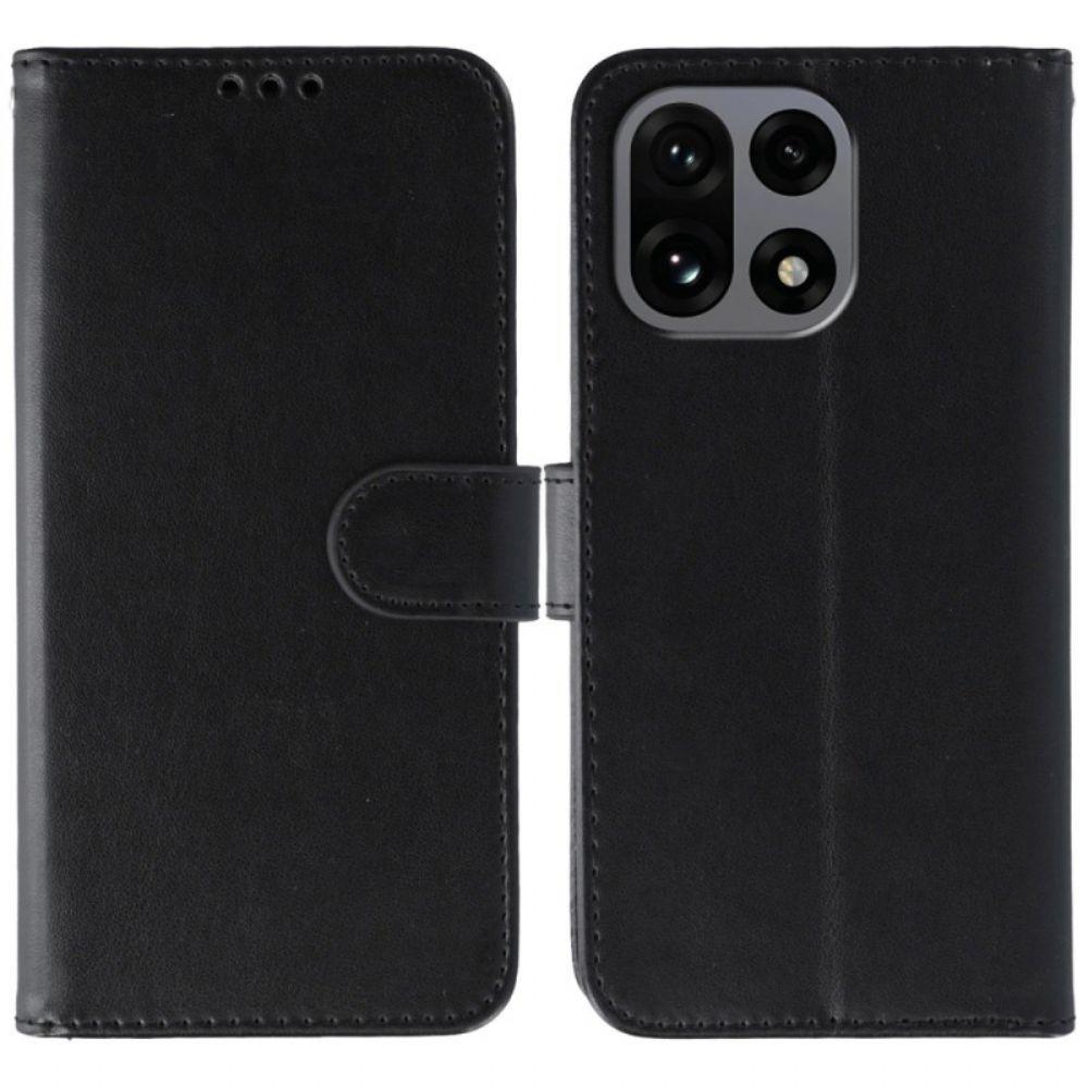 Folio-hoesje Oneplus 15 Effen Kunstleer