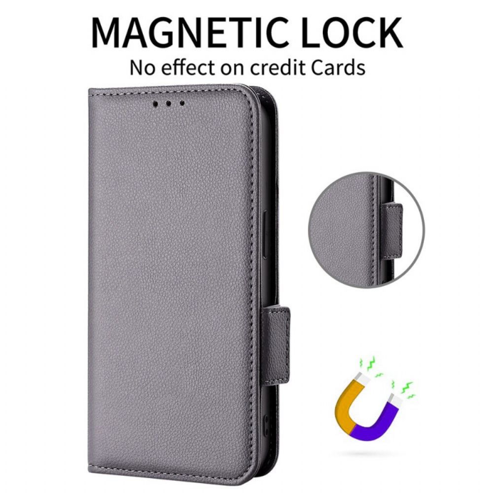 Folio-hoesje Oneplus 15 Kunstleer Met Riempje