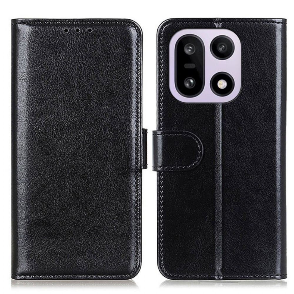 Folio-hoesje Oneplus 15 Lakleren