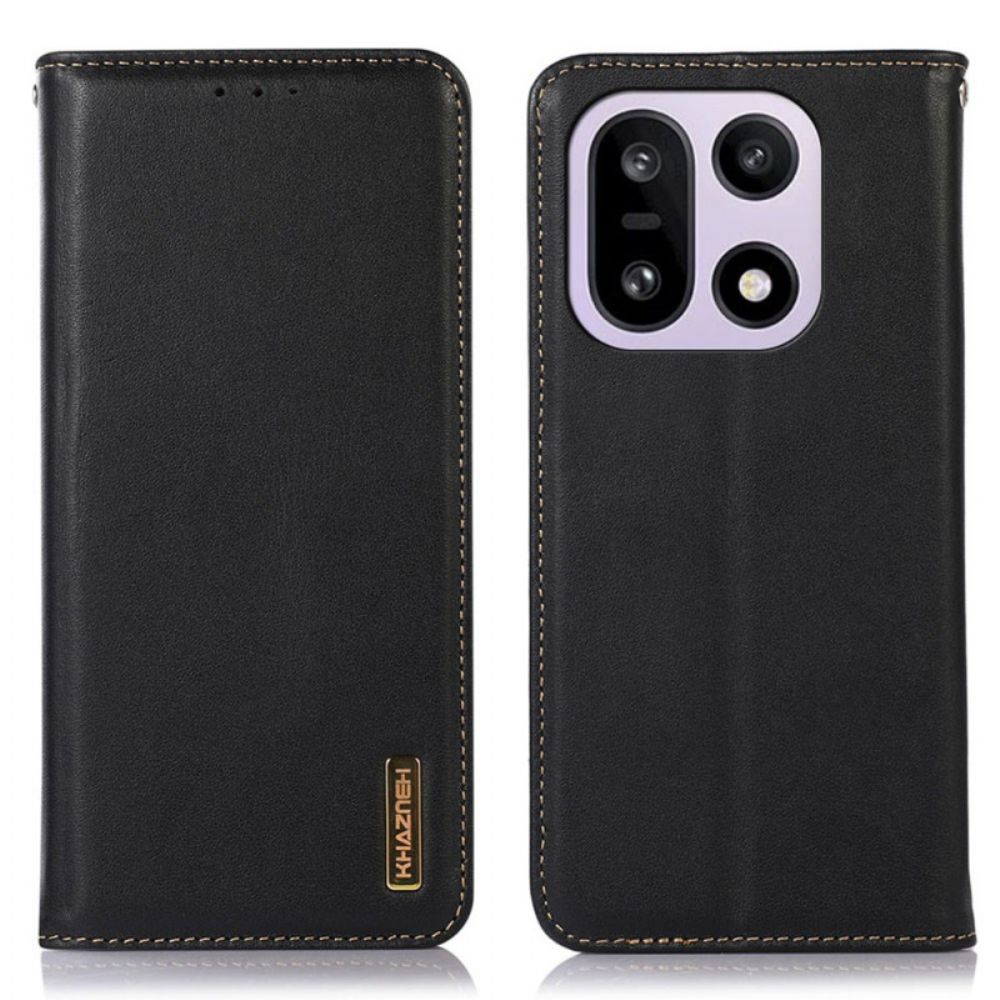 Folio-hoesje Oneplus 15 Telefoonhoesje Khazneh-leer