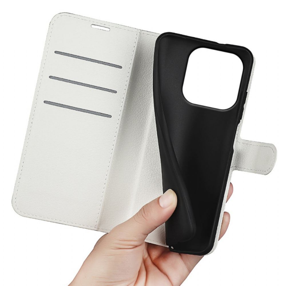 Folio-hoesje Oneplus 15 Telefoonhoesje Kunstleer Lychee