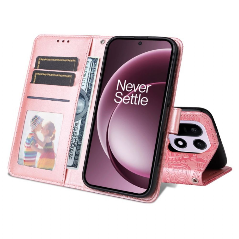 Folio-hoesje Oneplus 15 Telefoonhoesje Zonnebloempatroon