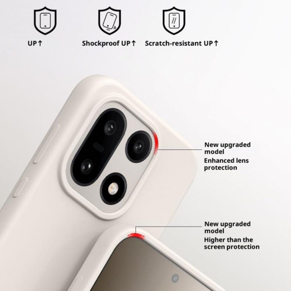 Hoesje Oneplus 15 Vloeibare Siliconen Bescherming Hoesje