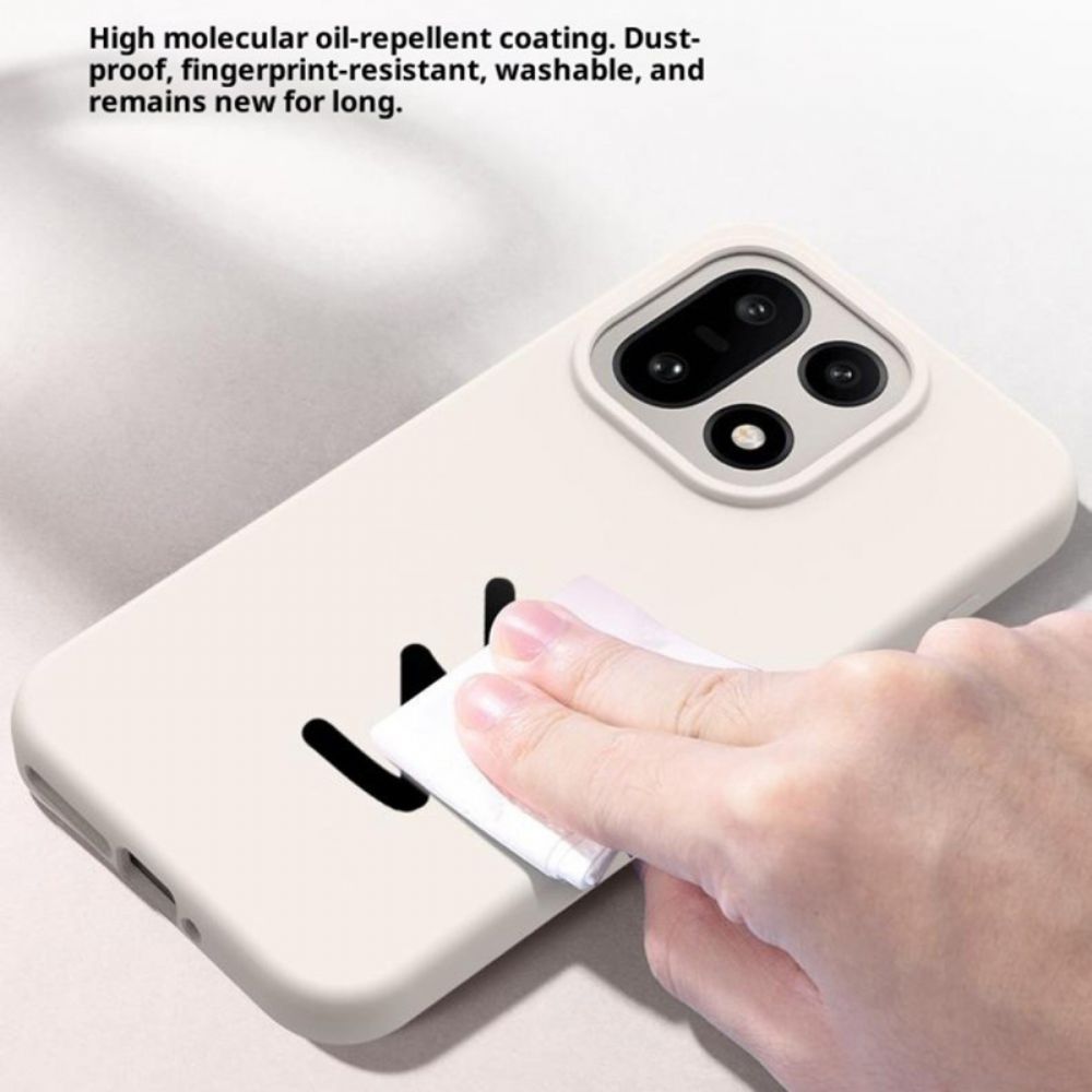 Hoesje Oneplus 15 Vloeibare Siliconen Bescherming Hoesje