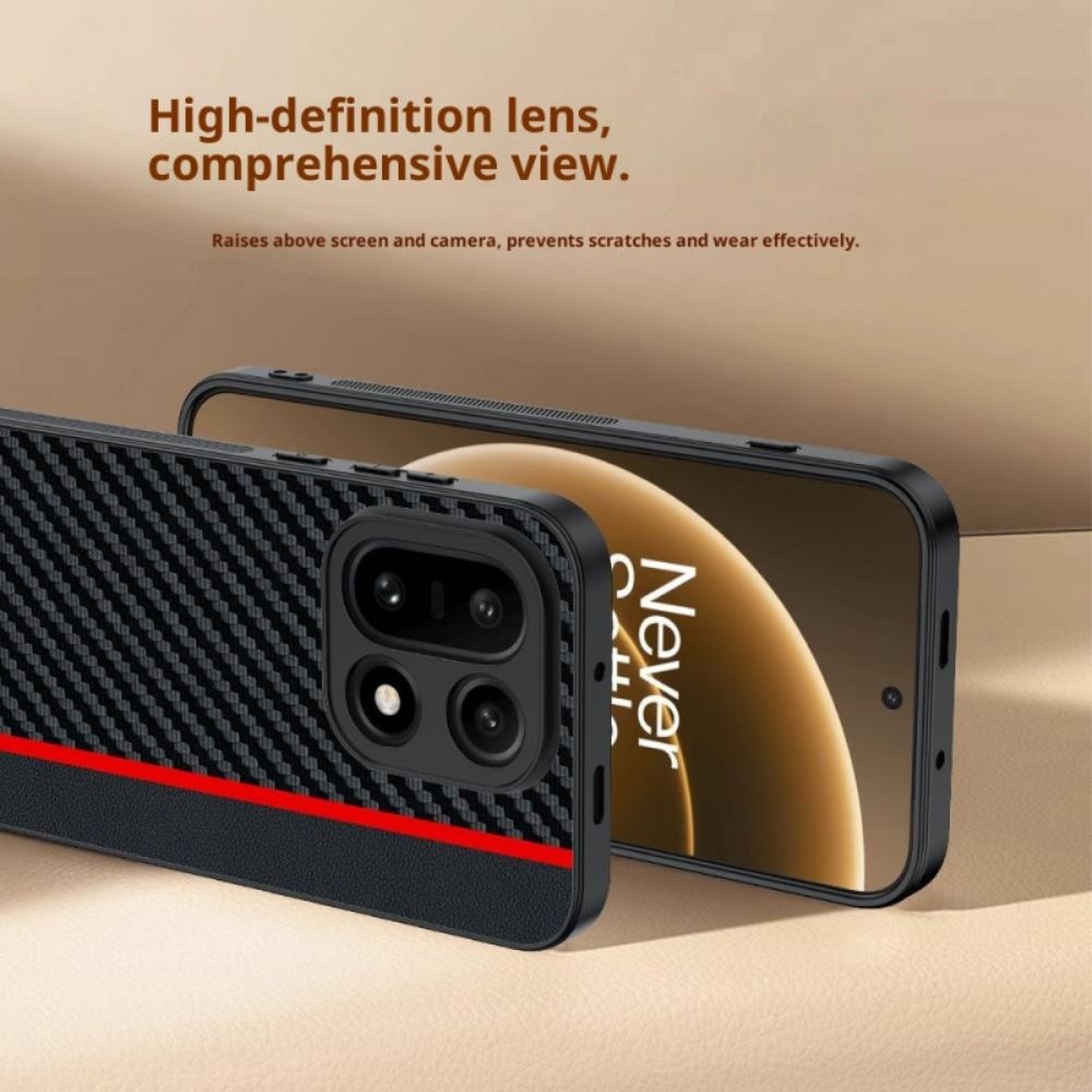 Hoesje Voor Oneplus 15 Koolstofvezeltextuur