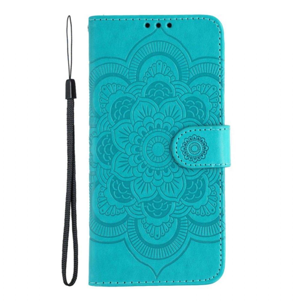 Leren Hoesje Oneplus 15 Bedrukt Mandala-patroon Bescherming Hoesje