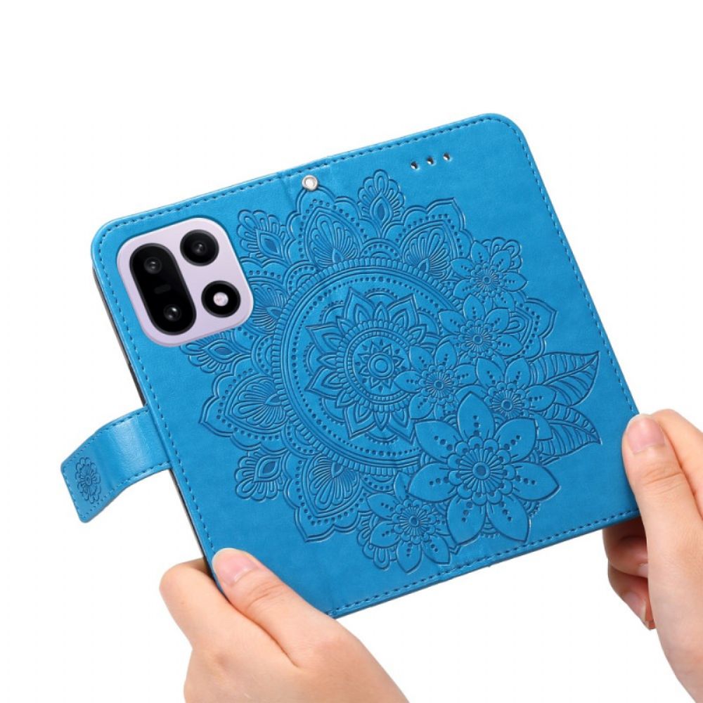 Leren Hoesje Oneplus 15 Mandala-print Bescherming Hoesje