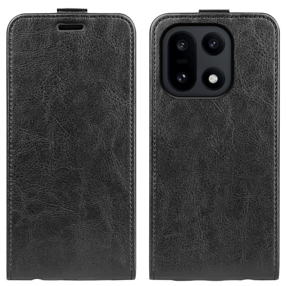 Leren Hoesje Oneplus 15 Verticale Klep Bescherming Hoesje