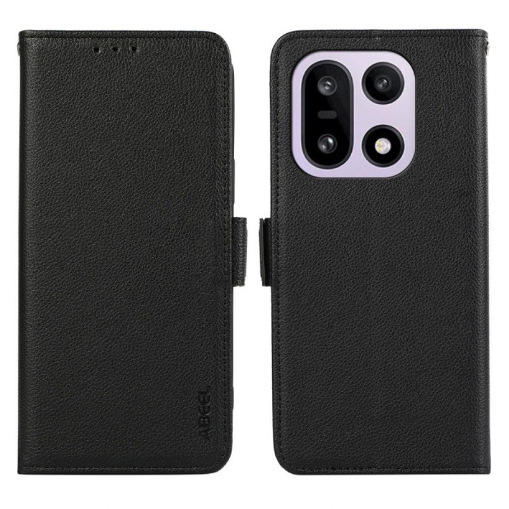 Leren Hoesje Voor Oneplus 15 Abeel Rfid-bescherming