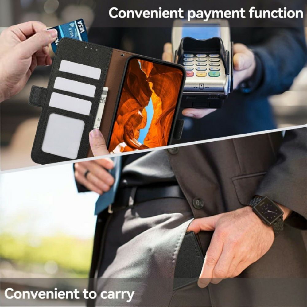 Leren Hoesje Voor Oneplus 15 Abeel Rfid-bescherming