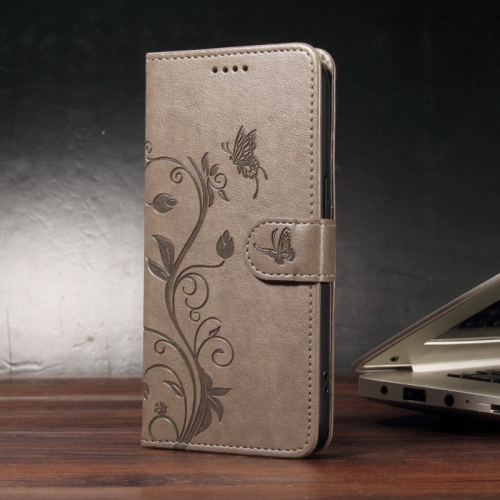 Leren Hoesje Voor Oneplus 15 Bloemenpatroon