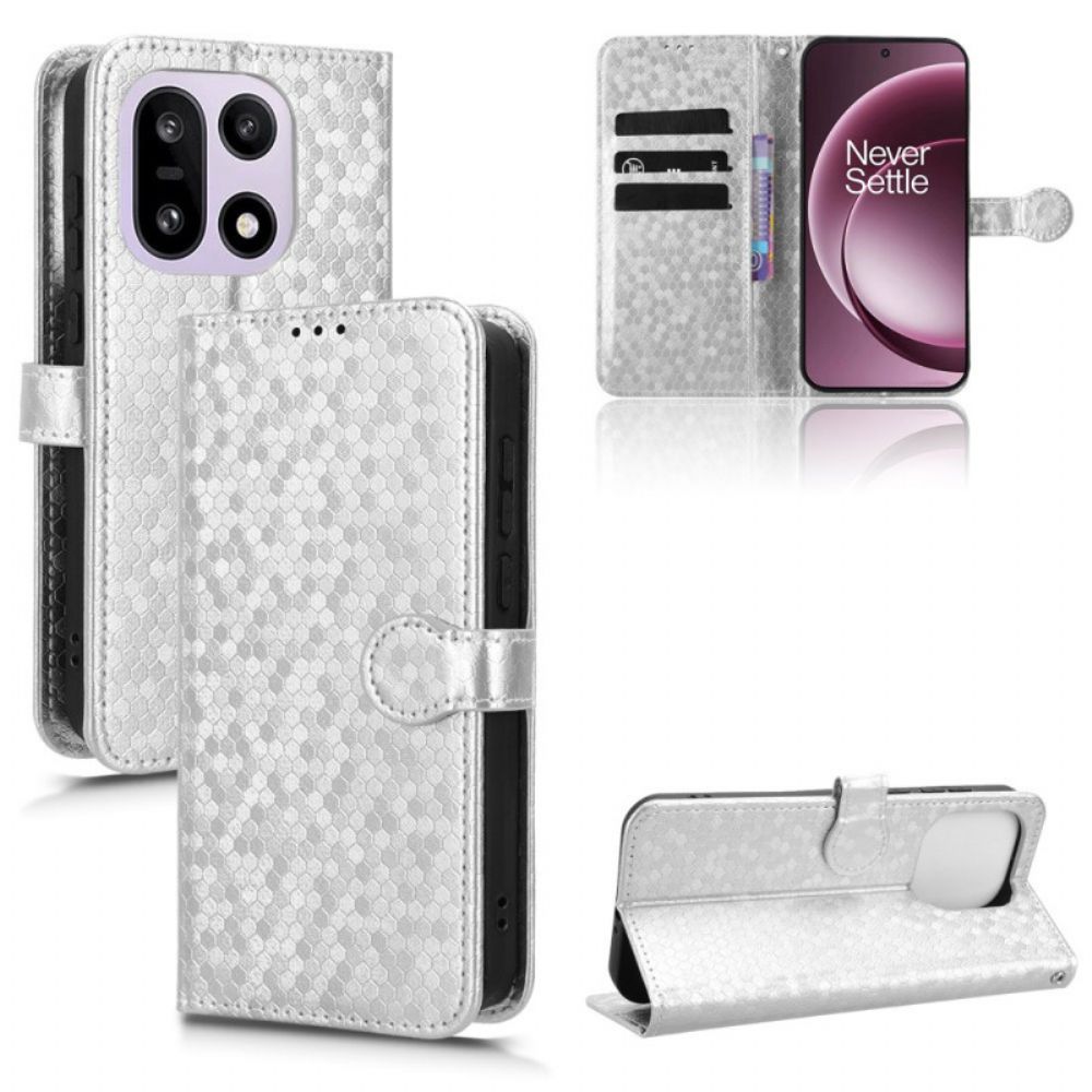 Leren Hoesje Voor Oneplus 15 Sprankelende Stippen