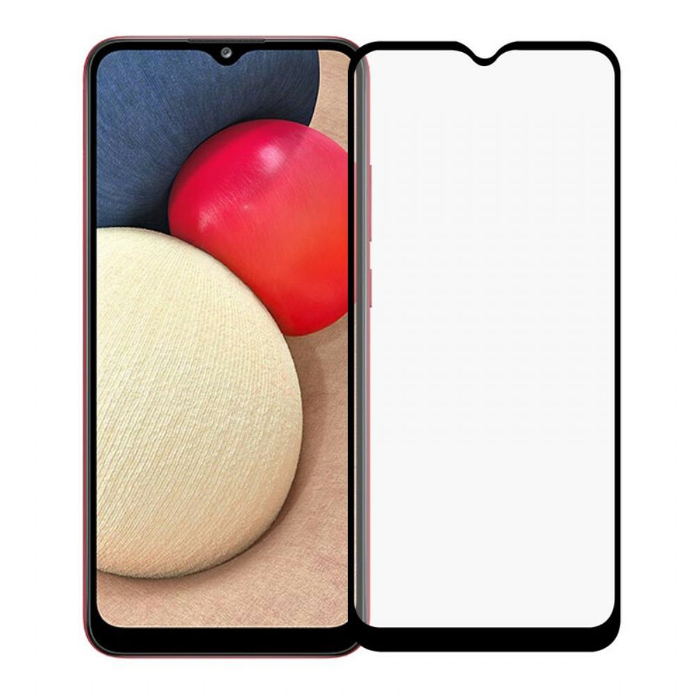 Edge Gehard Glas Bescherming Voor Samsung Galaxy A02S Scherm