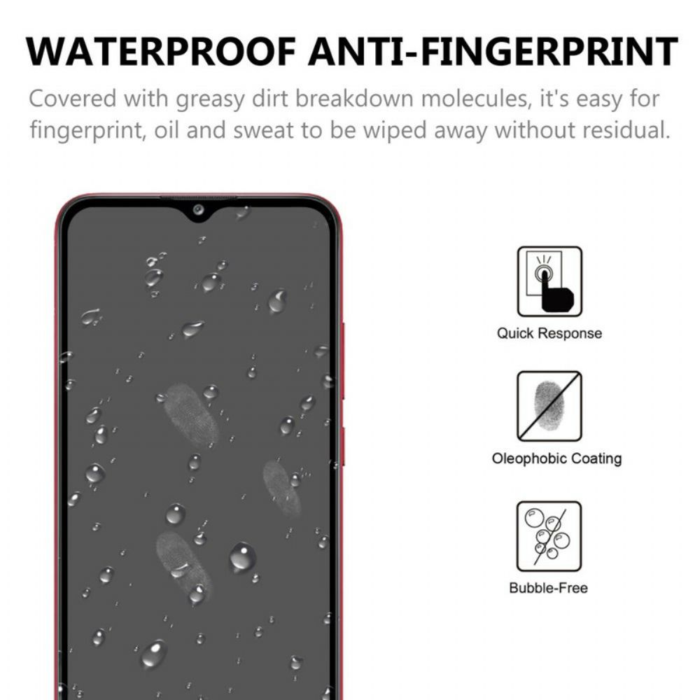 Edge Gehard Glas Bescherming Voor Samsung Galaxy A02S Scherm