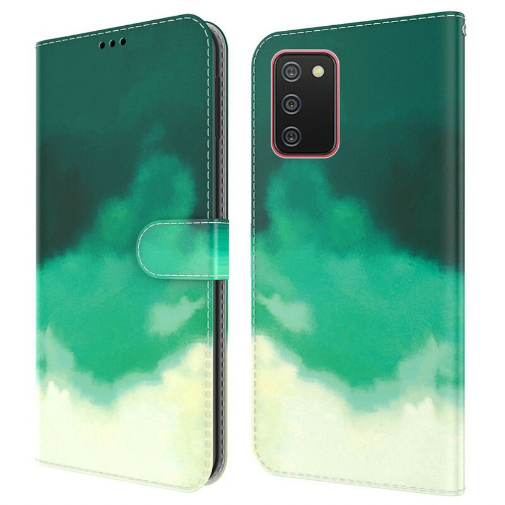 Folio-hoesje voor Samsung Galaxy A02s Abstract Kleurrijk